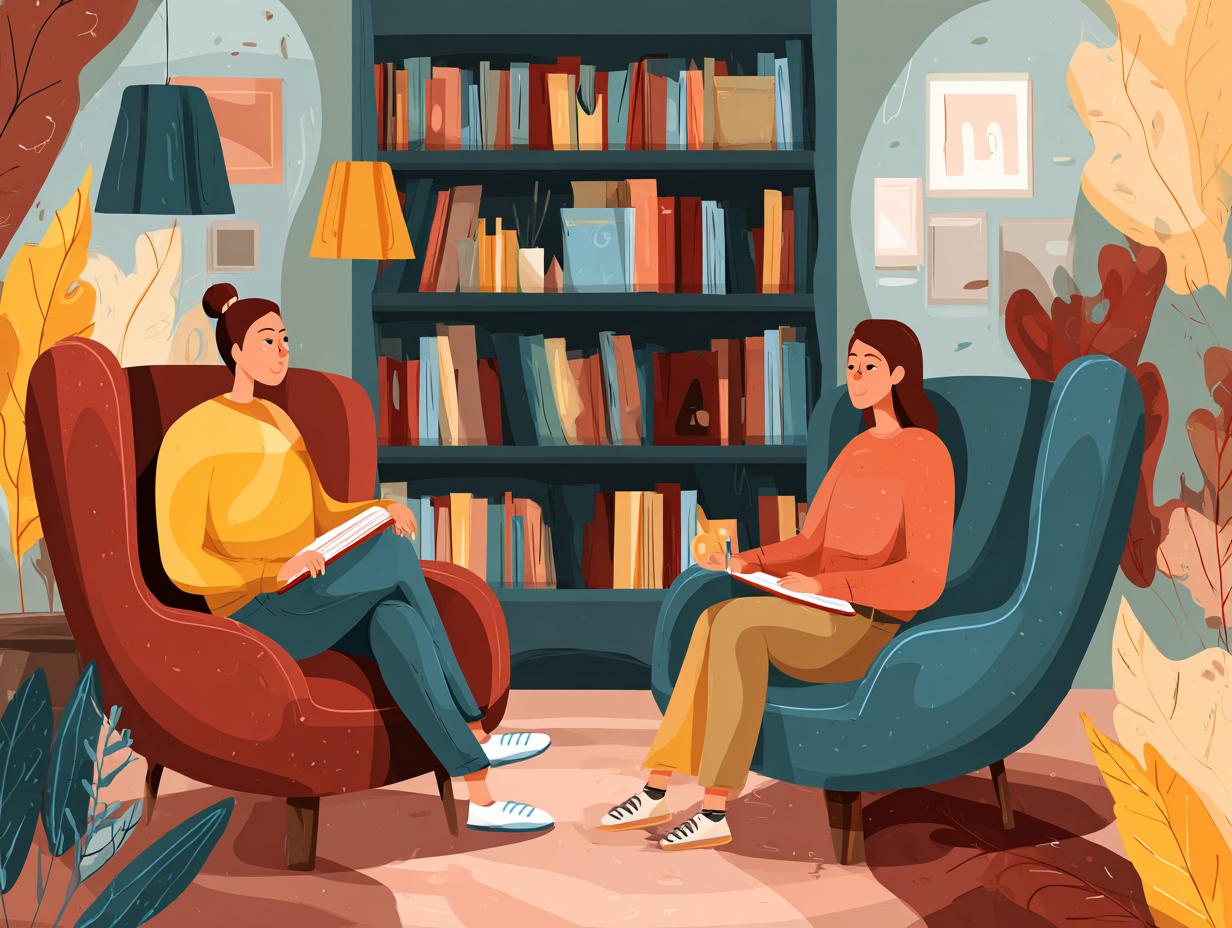 Instructor guiding a psychology workshop